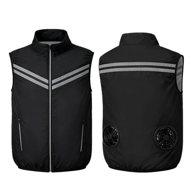 Blue AC-513 color option for Outdoor cooling fan vest jacket