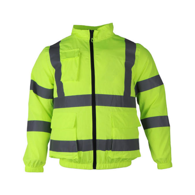 Green color option for Three-fan high-visibility 5V work jacket