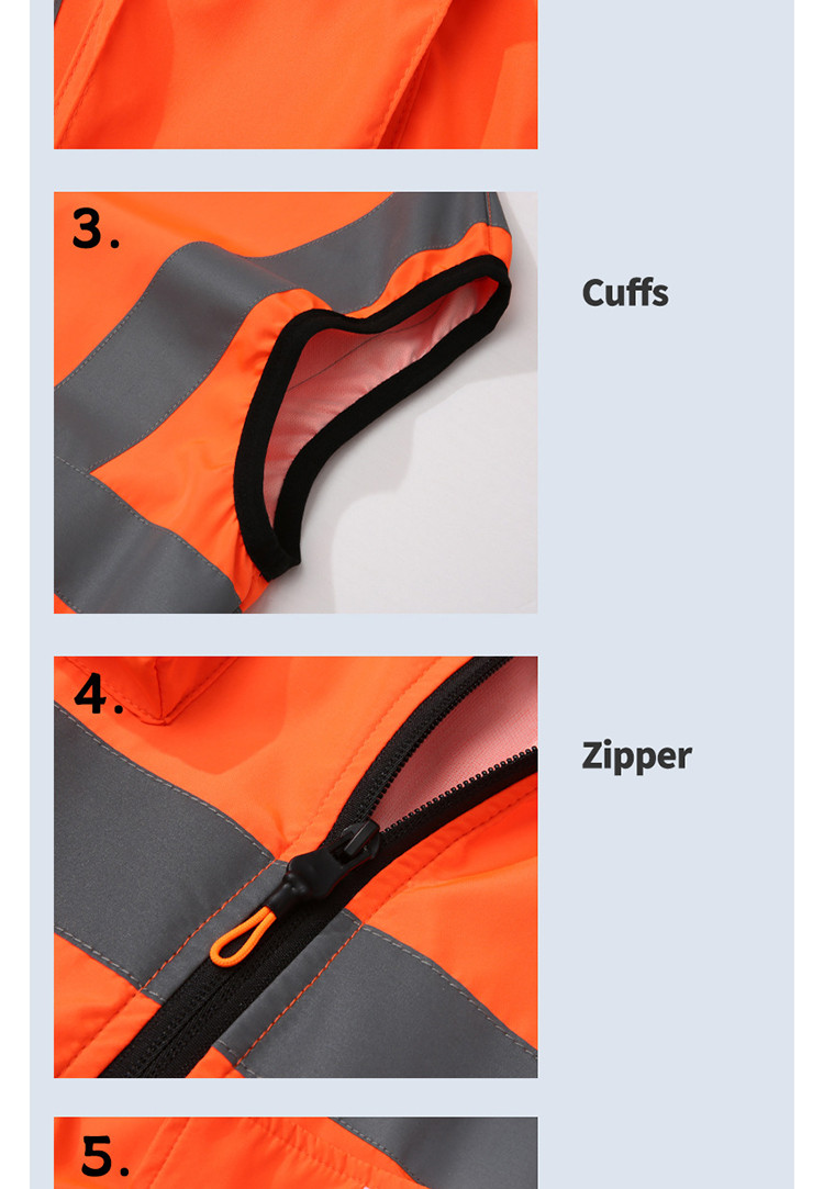 Reflective outdoor cooling vest with fan supplier product detail image 3
