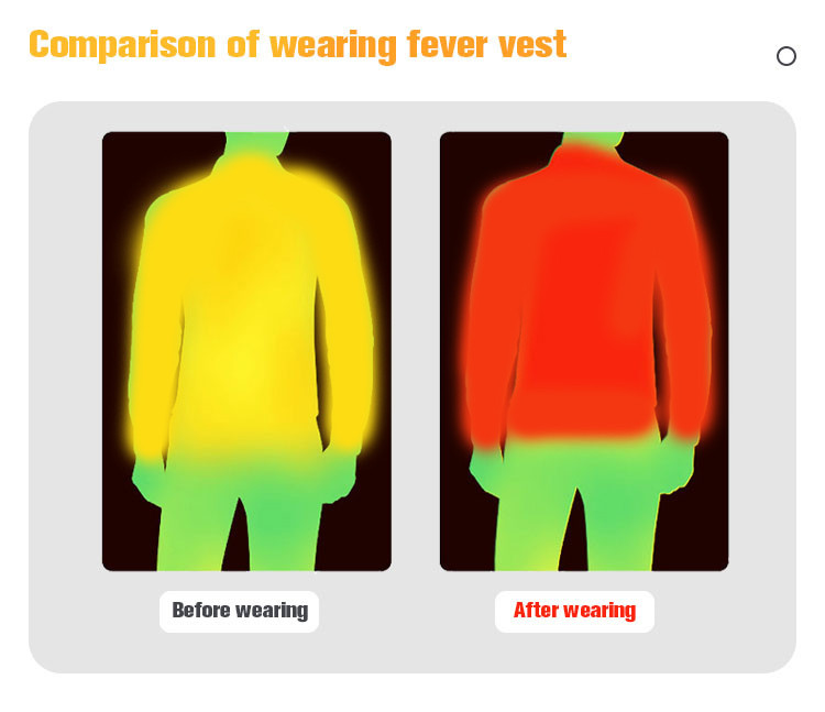 Detachable-hood softshell heated jacket supplier product detail image 4