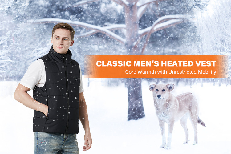 Lightweight 5V heated vest with battery pack supplier product detail image 1