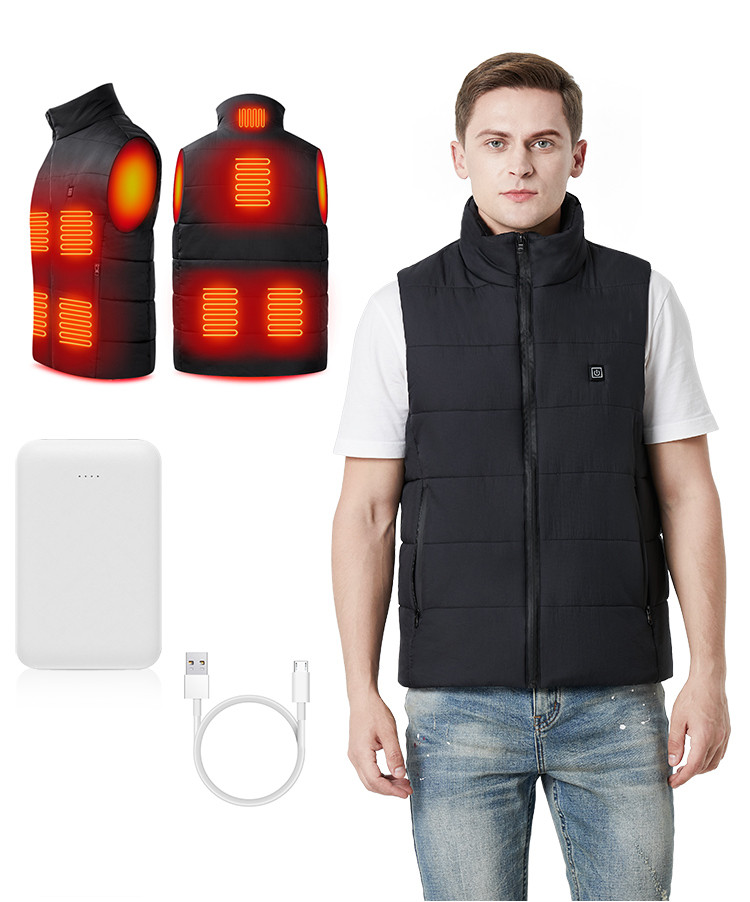 Lightweight 5V heated vest with battery pack supplier product detail image 4