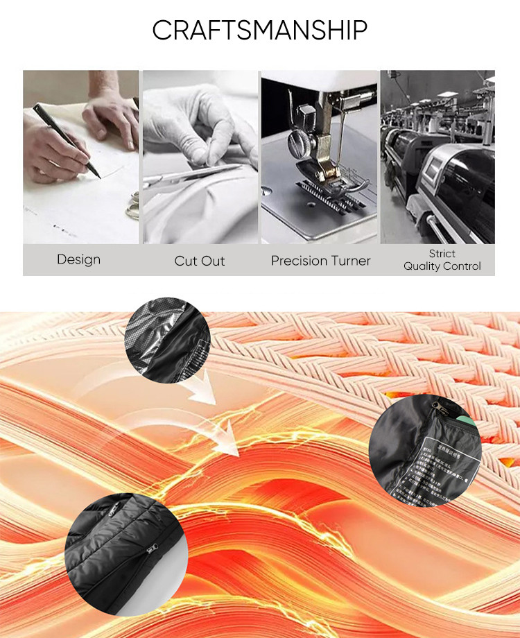 23-zone heated motorcycle jacket supplier product detail image 7