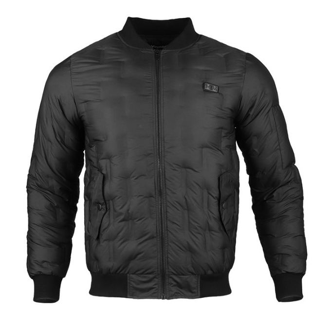 Black color option for Waterproof heated puffer work jacket
