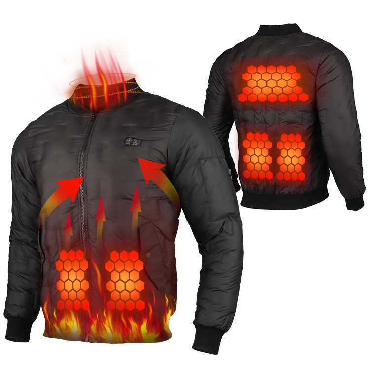 Waterproof heated puffer work jacket supplier product detail image 1