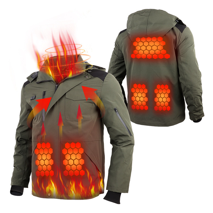 Waterproof heated puffer work jacket supplier product detail image 5