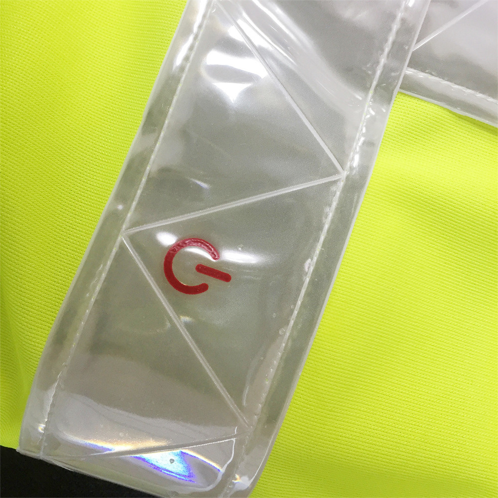 LED reflective vest with ANSI Class 1 wording supplier product detail image 3