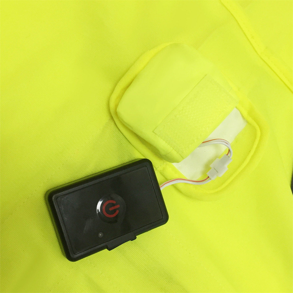 LED reflective vest with ANSI Class 1 wording supplier product detail image 1