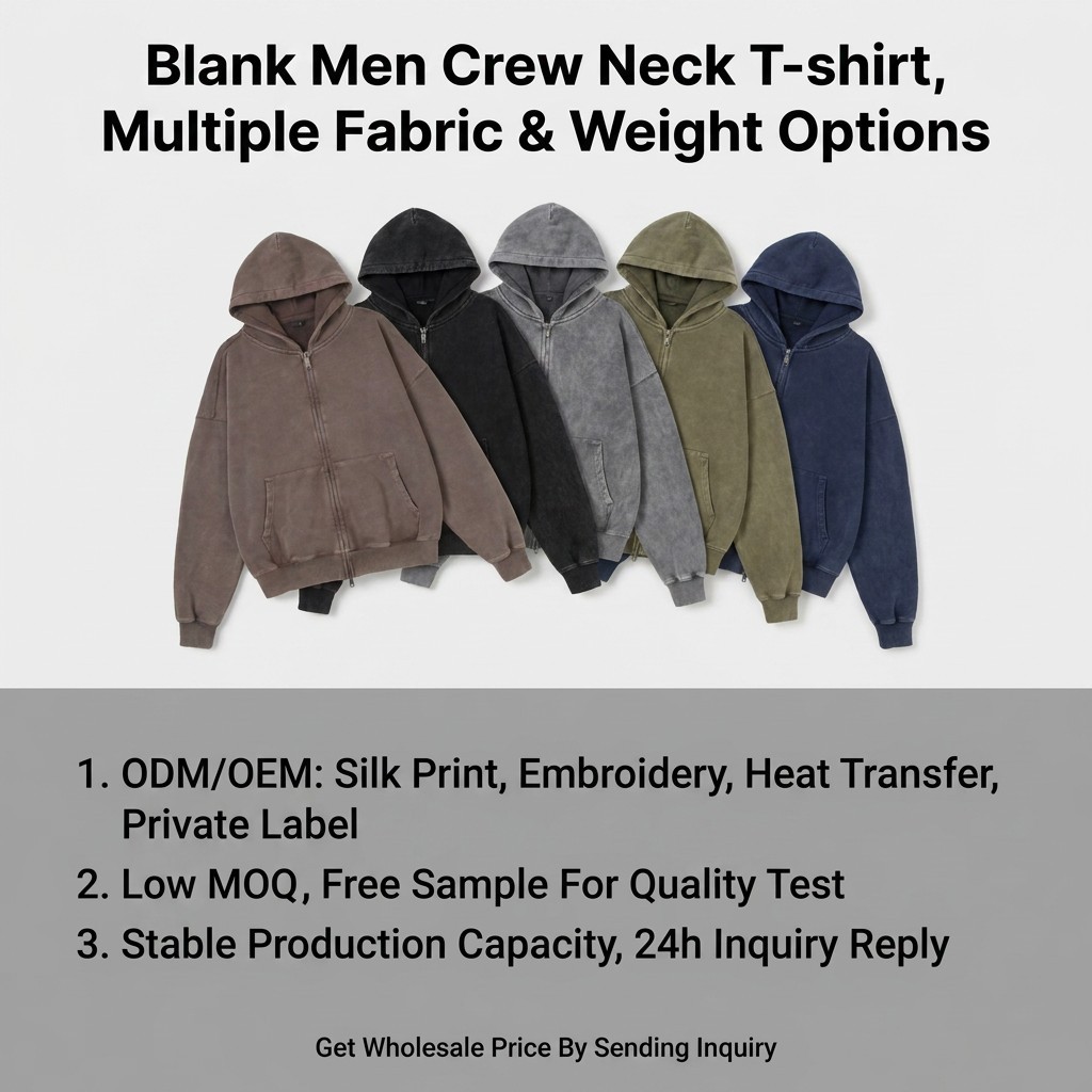 Recycled polyester zip-up fleece hoodie jacket supplier product detail image 1