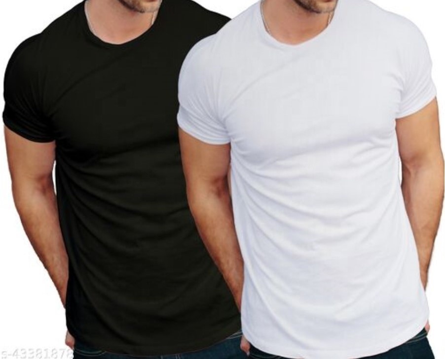 60/40 recycled cotton blend bulk T-shirt supplier product detail image 2