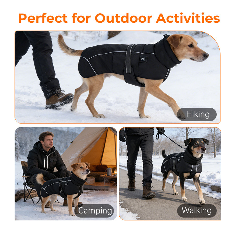 Rechargeable heated dog vest supplier product detail image 5