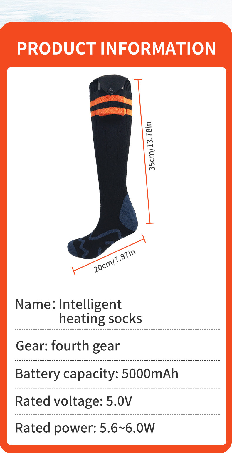 App-control 5000mAh heated socks supplier product detail image 7