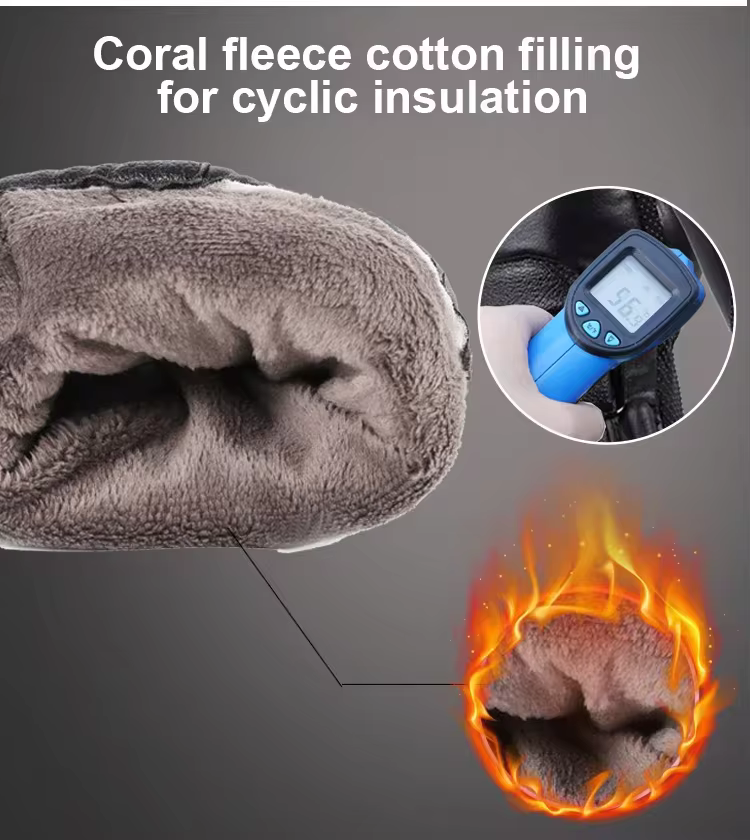 Heated leather gloves reference for exposure and component review