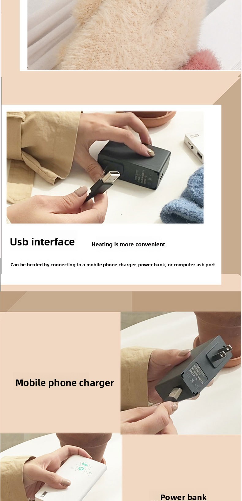 Adjustable-temperature heated gloves supplier product detail image 3
