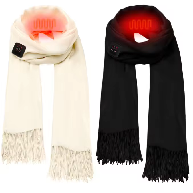 USB heated neck scarf