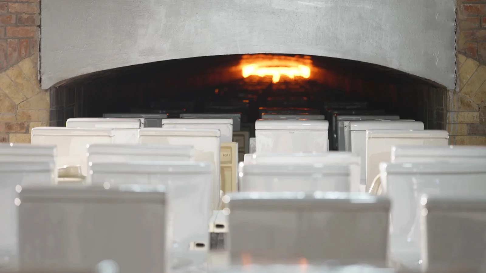 Automatic high-temperature tunnel kiln at MICAWA