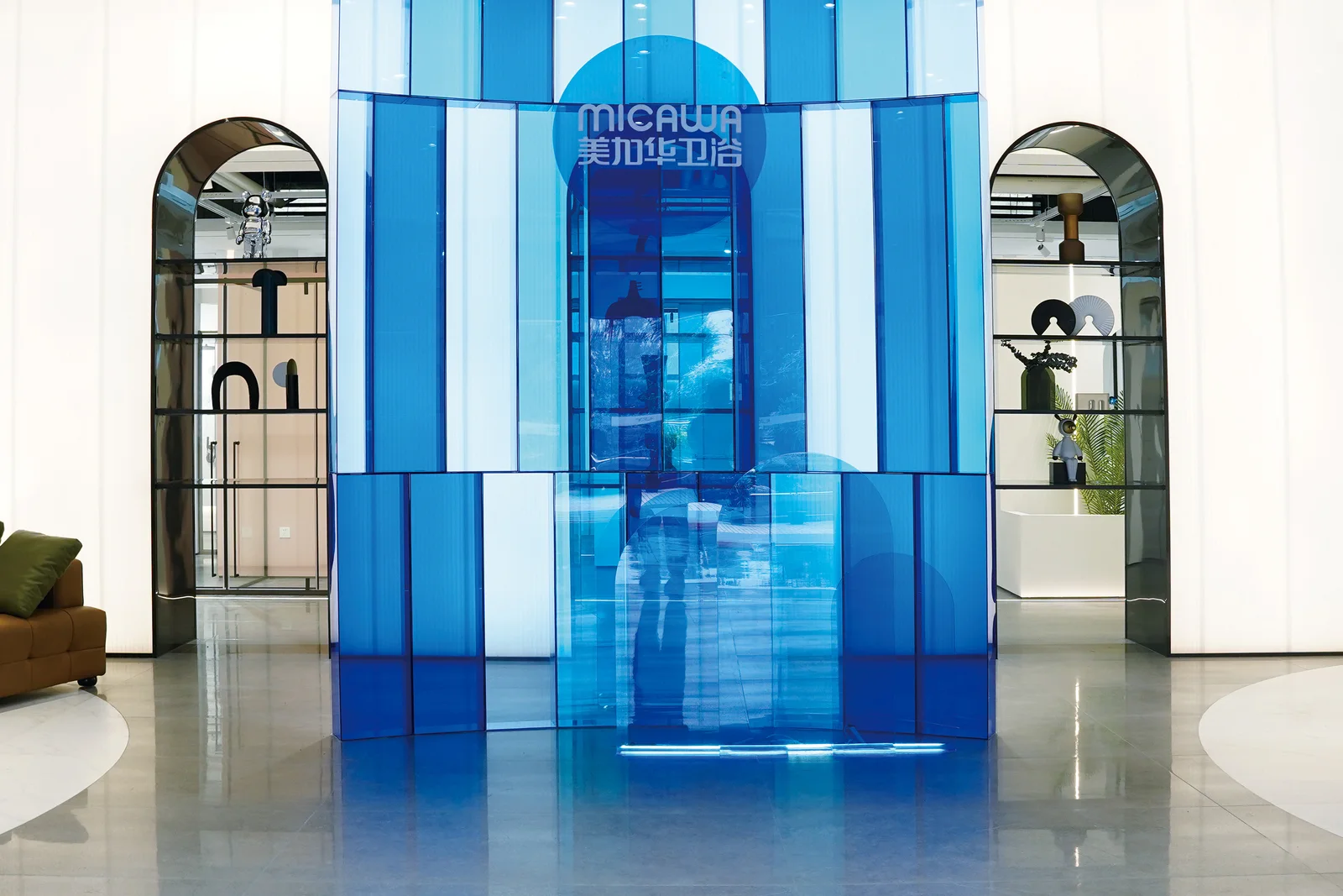 MICAWA bathroom showroom reception in Foshan
