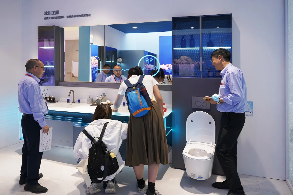 MICAWA product presentation at an international trade show
