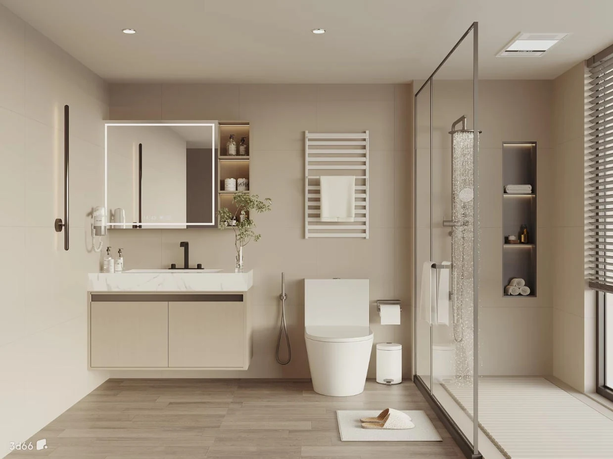 Dongguan Banfu Spring bathroom interior detail