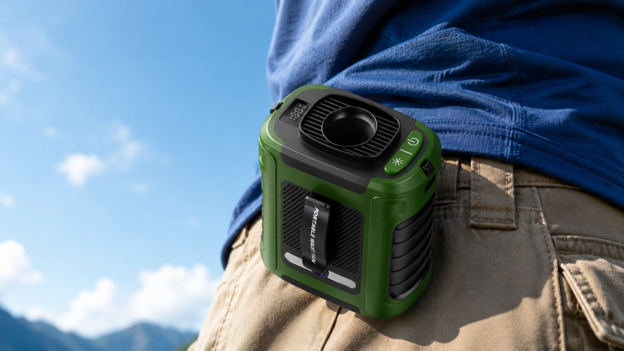 Waist Clip Wearable Fan