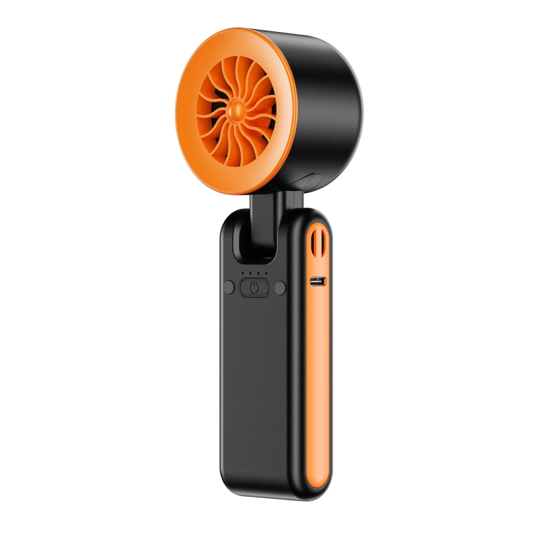 Handheld Portable Mini Fan [12H Max Cooling] 4000mAh Rechargeable Personal Battery Operated Small Pocket Fan for Travel Outdoor Office