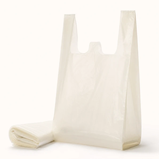 Compostable shopping bags product option for Custom Compostable Bag Programs