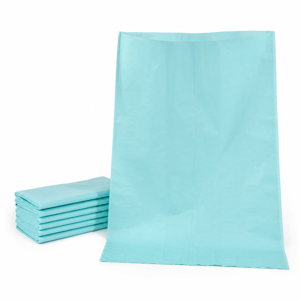 Compostable pet waste bag rolls and compact dispenser pack