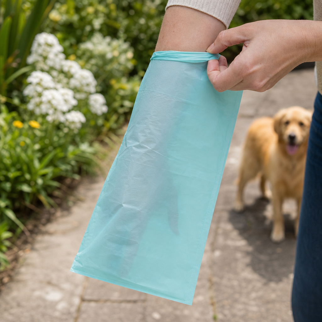 Pet Waste Bag shown in a representative application setting