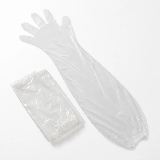 CPE long gloves product option for Medical & Healthcare