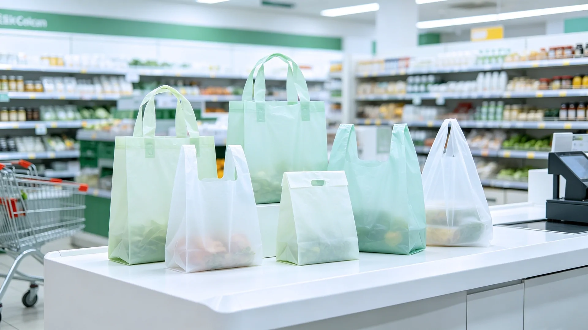 Supermarket Compostable Bags Supplier for Retail & Grocery