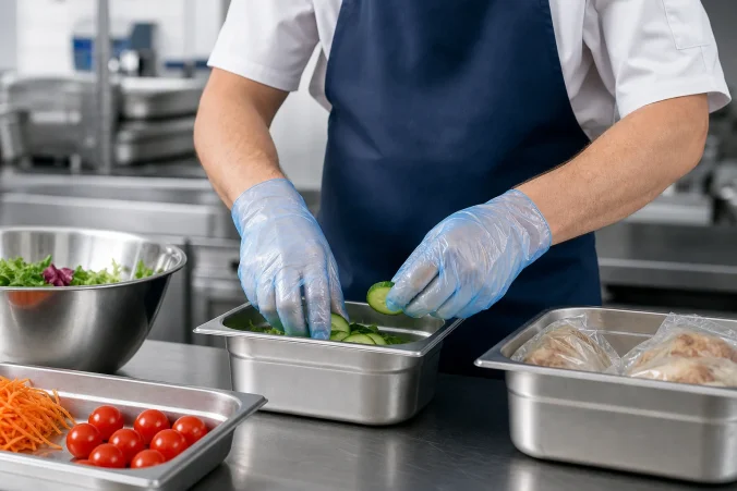 TPE gloves product option for Food Handling