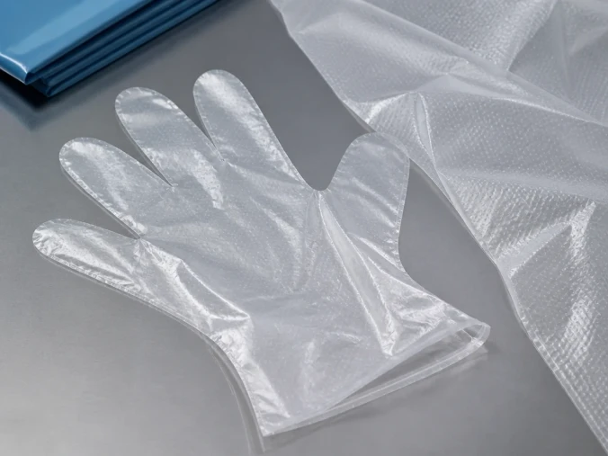 LDPE gloves product option for Food Processing