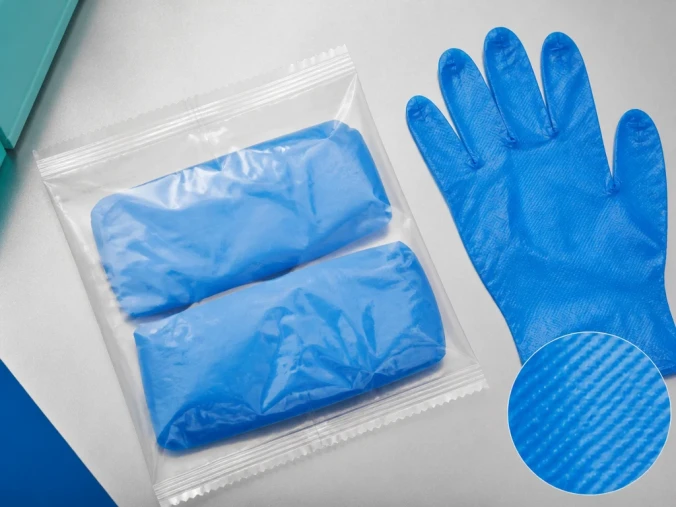 Paired PE gloves product option for Food Processing