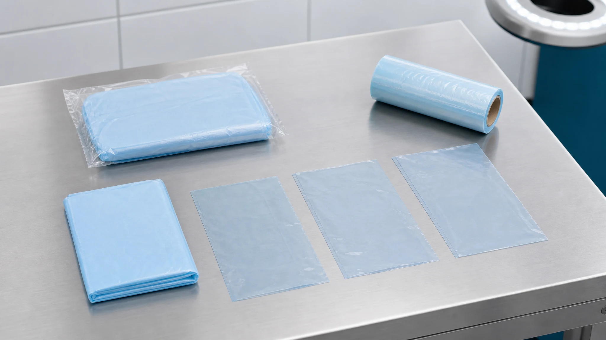 Material and packaging quality-control sample set for Disposable TPE Gloves