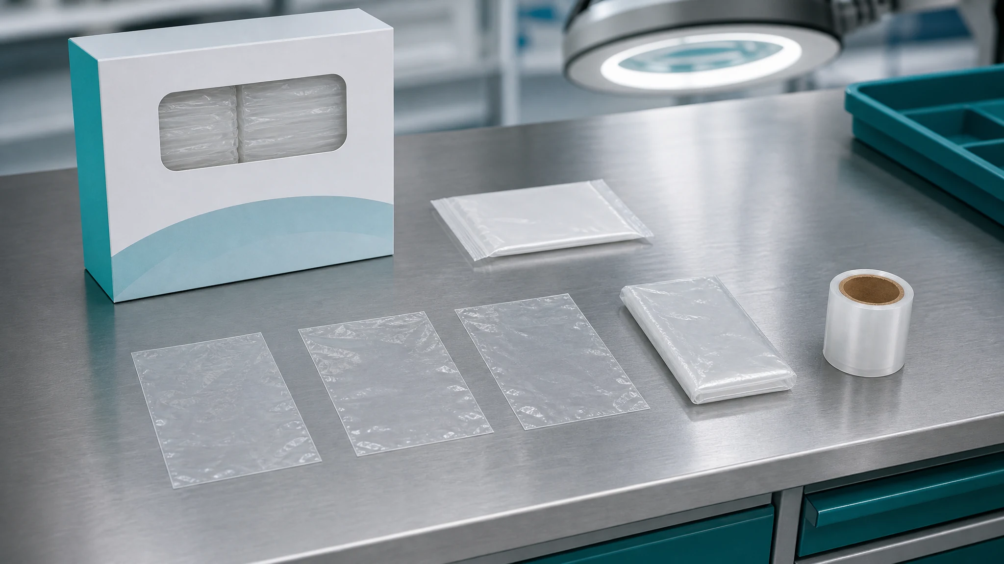 Material and packaging quality-control sample set for HDPE Disposable Gloves