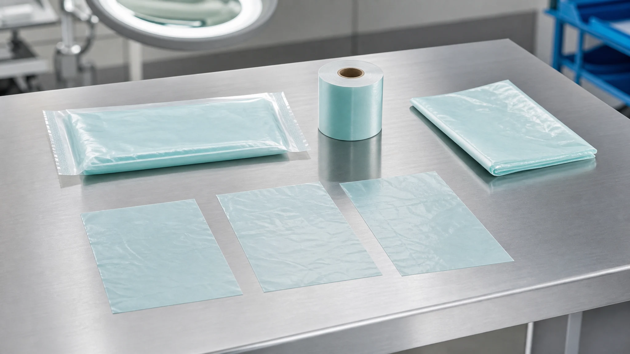 Material and packaging quality-control sample set for High-Elasticity POE Gloves