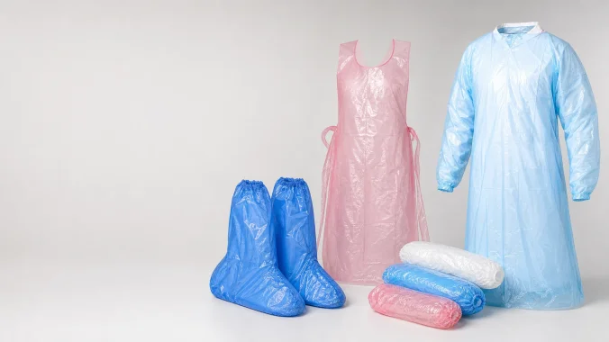 Worldchamp disposable aprons, gowns, sleeves and protective covers