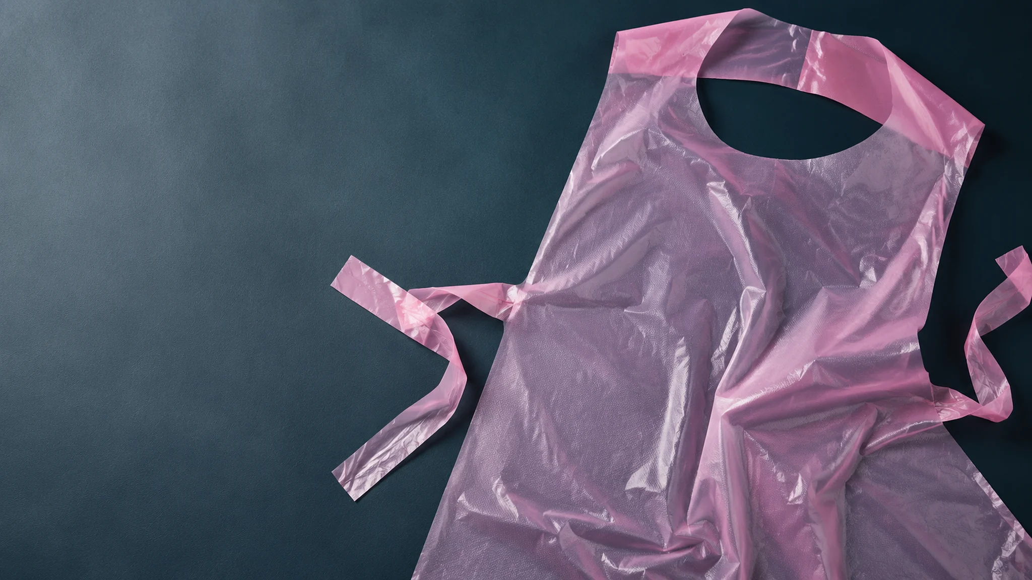 PE Apron for Food and Hygiene Programs shown in a representative application setting