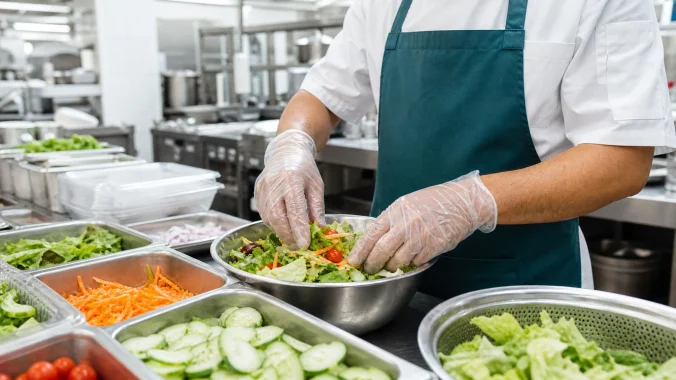 Food Handling application sourcing scene