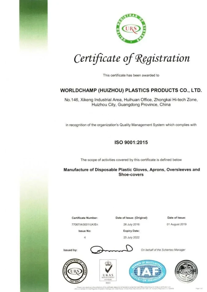 ISO 9001 Quality Management Certificate
