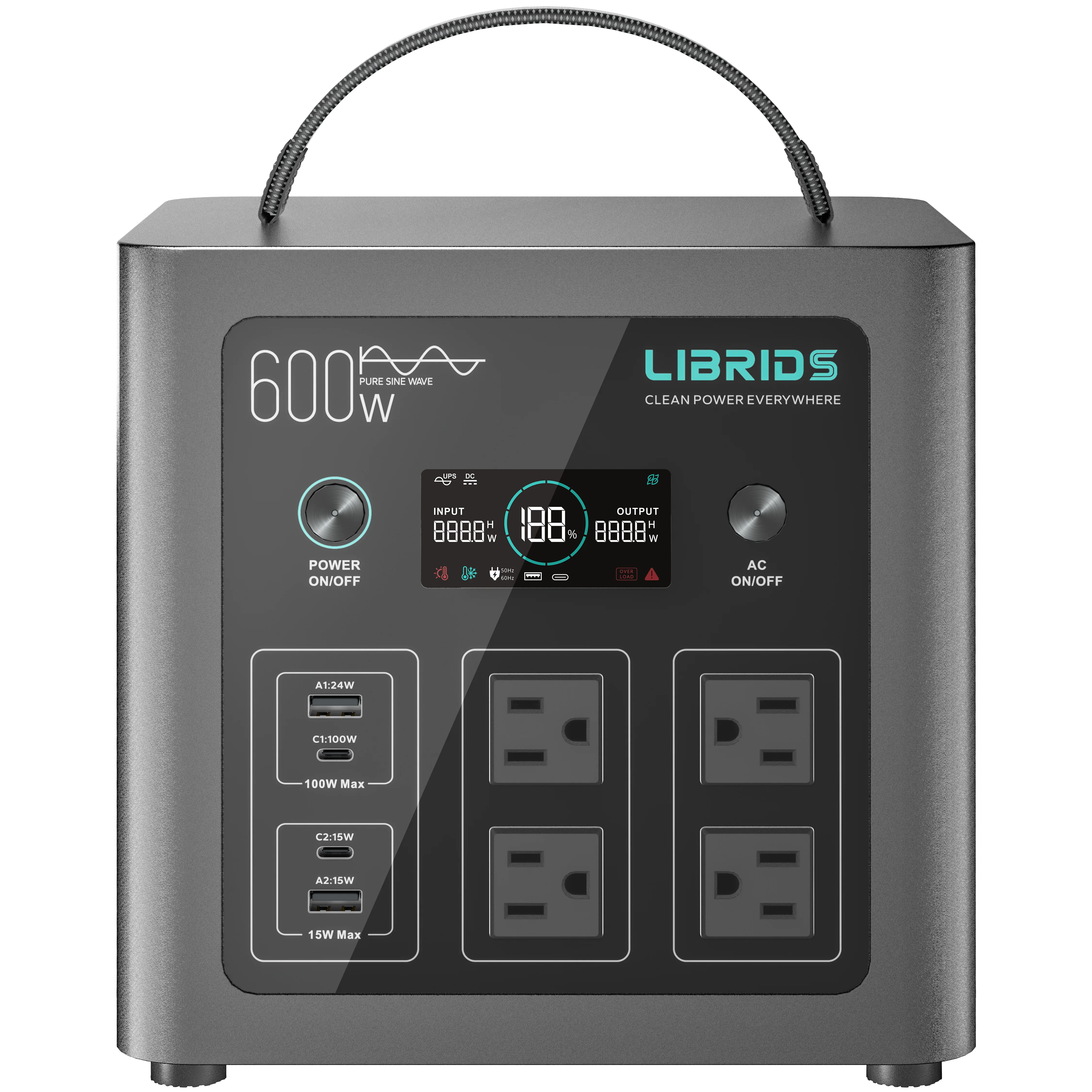 C600 Portable Power Station