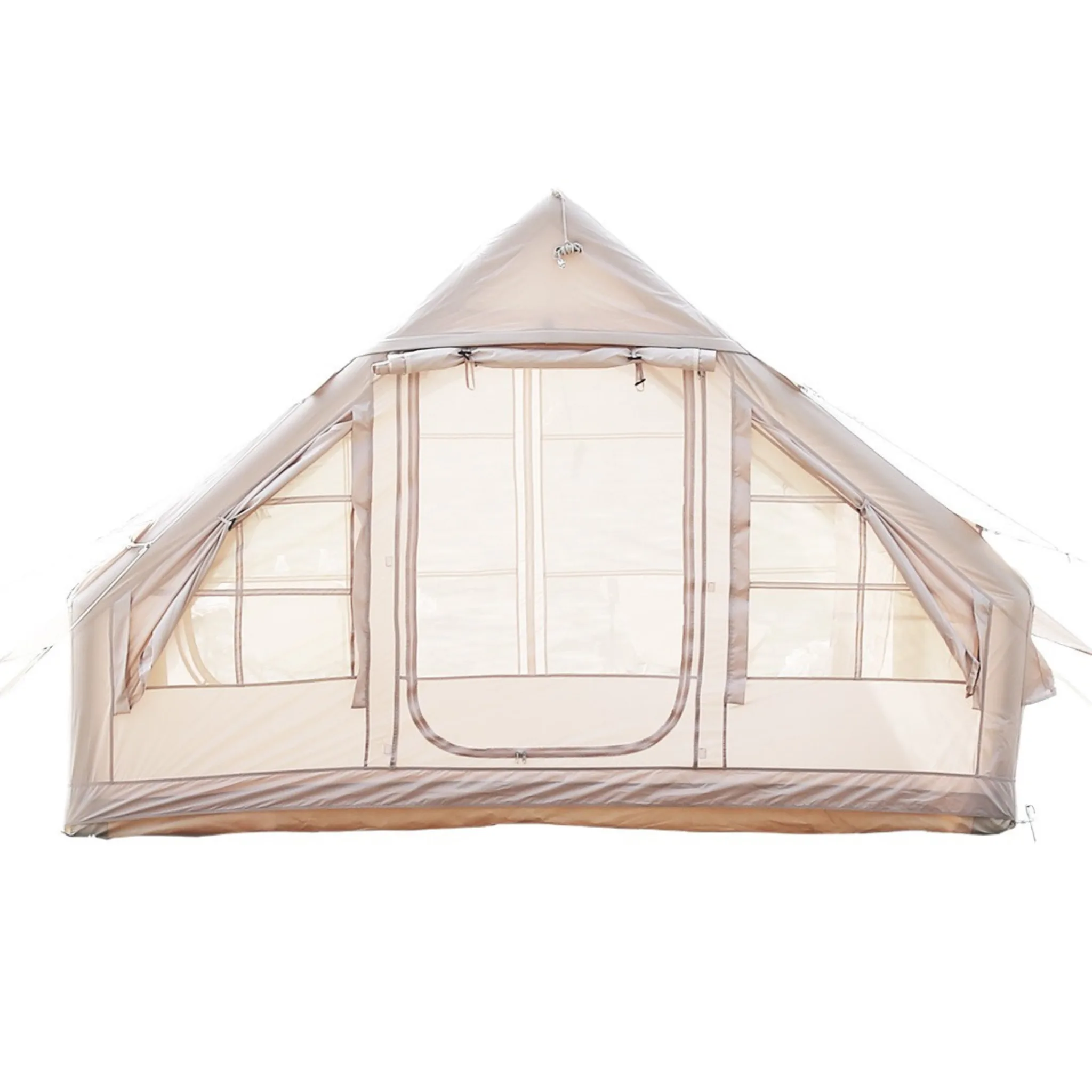 6.3 m² Khaki Tent with Single Door & Large Skylight
