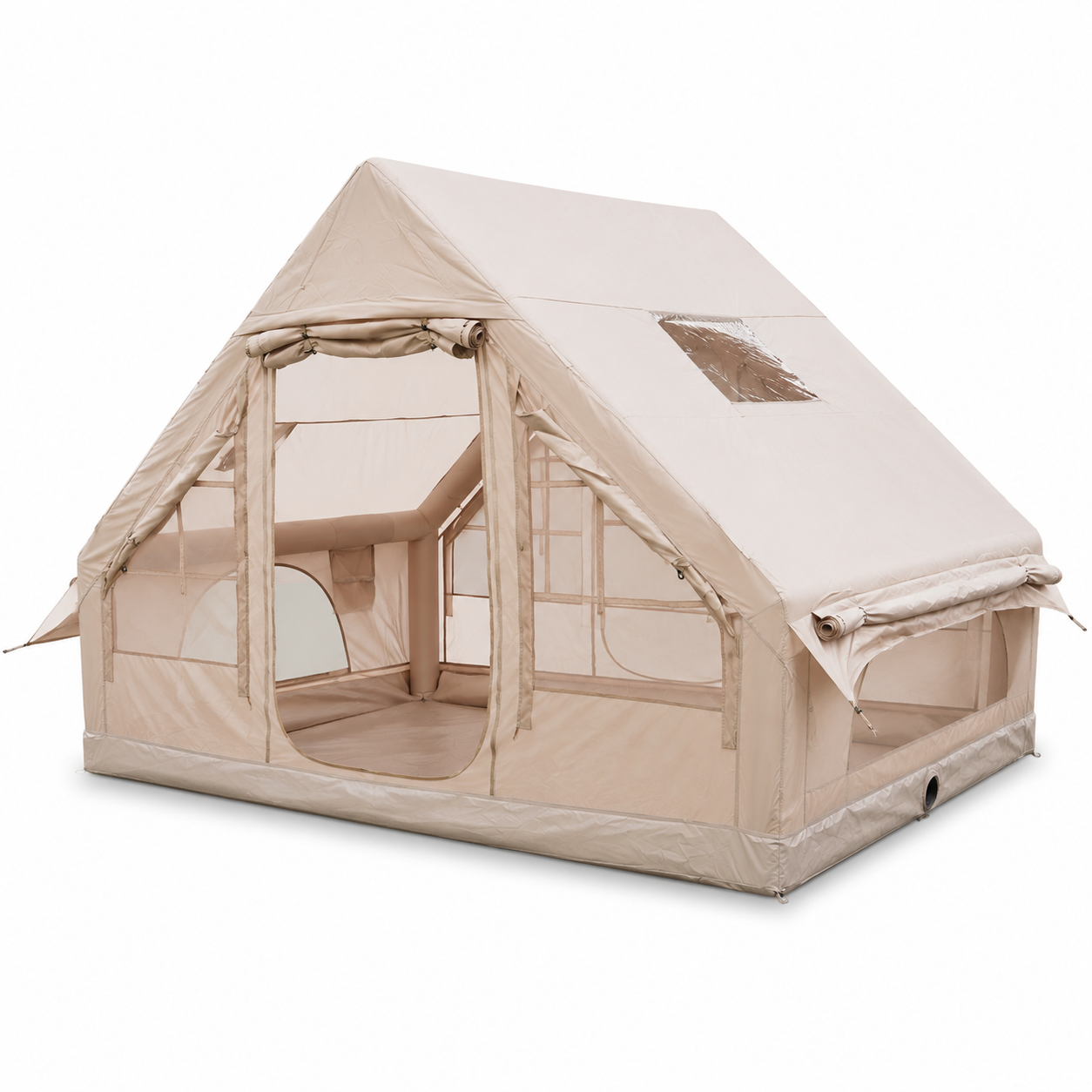 7.5m² Single Door Small Skylight Inflatable Tent IT010