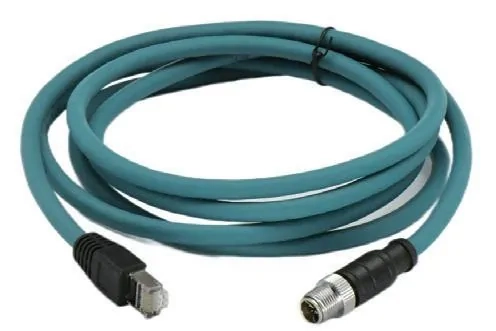 Industrial Camera CAT6 Ethernet Cable M-Type to RJ45