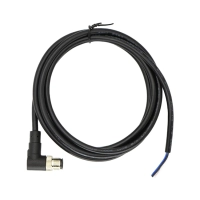 M12 angled needle shaped cable plug harness