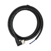 M12 bent hole formed cable plug harness