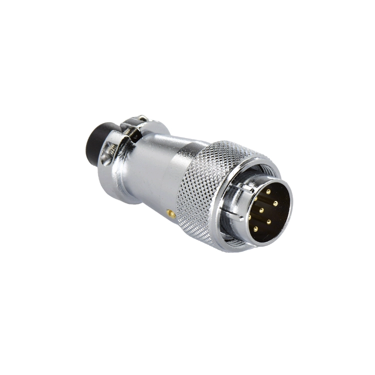 DS20 Series Aviation Straight Cable Sheathed Male Plug for Cable Connection