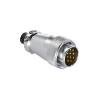 DS24 Series Aviation Straight Cable Sheathed Male Plug for Cable Connection