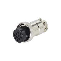 GX20 Industrial GX Circular Connector, 10-pin Female Cable Plug