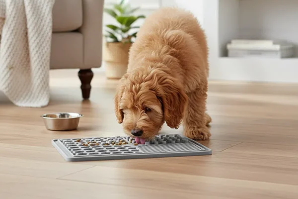 Customized pet silicone slow-feed bowl